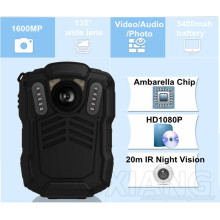 newest 1080P 3G 4G GPS WIFI Night Vision police body camera